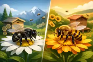 Difference Between Carniolan and Italian Bees