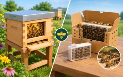 Nucleus Colonies Versus Package Bees Compared