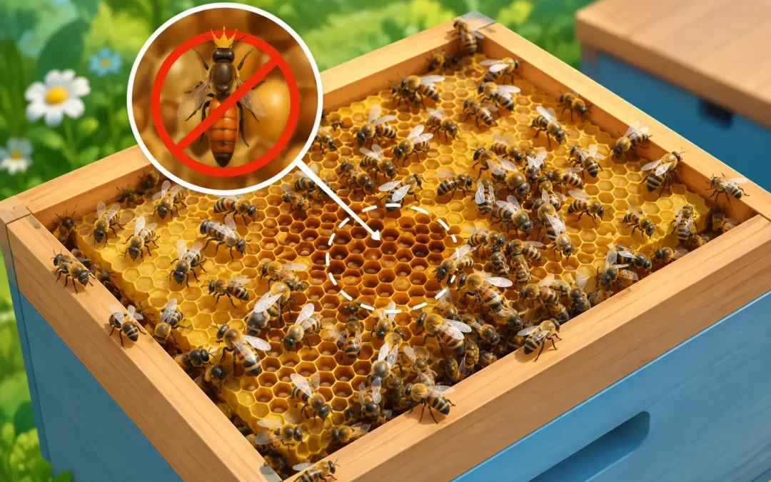 Top Signs of Queen Failure in a Honey Bee Colony